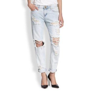 NWOT One Teaspoon Awesome Baggies Low Waist Medium Rise Distressed Jeans Size 24